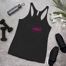 Load image into Gallery viewer, I Didn't Come To Play The Game - Women's Racerback Tank (Pink)
