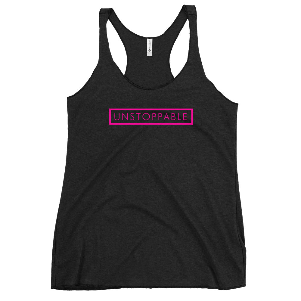 Unstoppable - Women's Racerback Tank (Pink)
