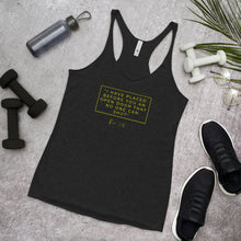 Load image into Gallery viewer, I Have Placed An Open Door Before You - Women&#39;s Racerback Tank (Yellow)
