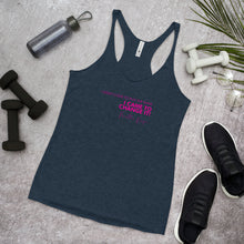 Load image into Gallery viewer, I Didn't Come To Play The Game - Women's Racerback Tank (Pink)
