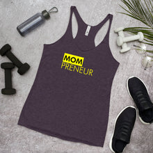 Load image into Gallery viewer, MOMPreneur - Women&#39;s Racerback Tank (Yellow)
