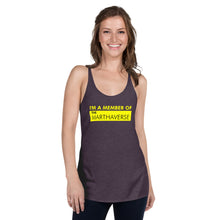 Load image into Gallery viewer, I&#39;m A Member Of The Marthaverse - Women&#39;s Racerback Tank (Yellow)
