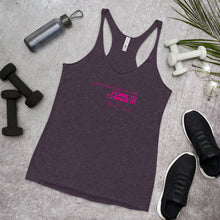 Load image into Gallery viewer, I Didn't Come To Play The Game - Women's Racerback Tank (Pink)
