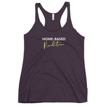 Load image into Gallery viewer, Home Based Revolution - Women&#39;s Racerback Tank (Yellow)
