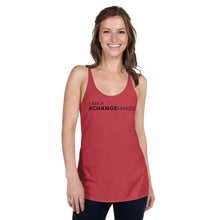 Load image into Gallery viewer, #ChangeMaker - Women&#39;s Racerback Tank (Black)
