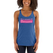 Load image into Gallery viewer, I&#39;m A Member Of The Marthaverse - Women&#39;s Racerback Tank (Pink)
