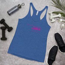 Load image into Gallery viewer, I Didn't Come To Play The Game - Women's Racerback Tank (Pink)
