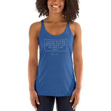 Load image into Gallery viewer, I Have Placed Before You An Open Door - Women&#39;s Racerback Tank (White)
