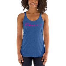 Load image into Gallery viewer, #ChangeMaker - Women&#39;s Racerback Tank (Pink)

