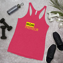 Load image into Gallery viewer, MOMPreneur - Women&#39;s Racerback Tank (Yellow)
