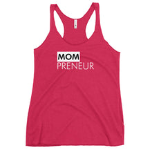 Load image into Gallery viewer, MOMPreneur - Women's Racerback Tank (White)

