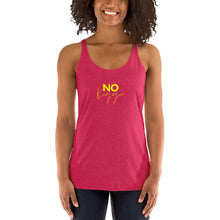 Load image into Gallery viewer, No Biggie - Women&#39;s Racerback Tank (Yellow)
