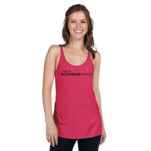 Load image into Gallery viewer, #ChangeMaker - Women&#39;s Racerback Tank (Black)
