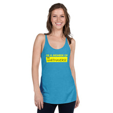 Load image into Gallery viewer, I&#39;m A Member Of The Marthaverse - Women&#39;s Racerback Tank (Yellow)
