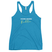 Load image into Gallery viewer, Home Based Revolution - Women&#39;s Racerback Tank (White)
