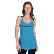 Load image into Gallery viewer, #ChangeMaker - Women&#39;s Racerback Tank (Black)

