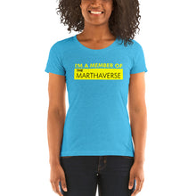 Load image into Gallery viewer, I&#39;m A Member Of The Marthaverse - Ladies&#39; short sleeve t-shirt (Yellow)
