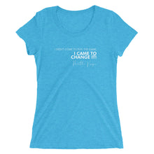 Load image into Gallery viewer, I Didn&#39;t Come Here To Play The Game - Ladies&#39; short sleeve t-shirt (White)
