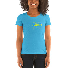 Load image into Gallery viewer, I Didn&#39;t Come To Play The Game - Ladies&#39; short sleeve t-shirt (Yellow)
