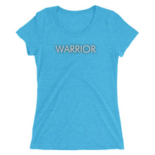 Load image into Gallery viewer, Warrior - Ladies&#39; short sleeve t-shirt (Black)
