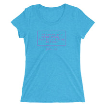 Load image into Gallery viewer, Perhaps You Were Born For Such A Time As This - Ladies&#39; short sleeve t-shirt (Pink)
