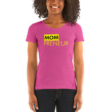 Load image into Gallery viewer, MOMPreneur - Ladies&#39; short sleeve t-shirt (Yellow)
