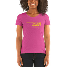 Load image into Gallery viewer, I Didn&#39;t Come To Play The Game - Ladies&#39; short sleeve t-shirt (Yellow)

