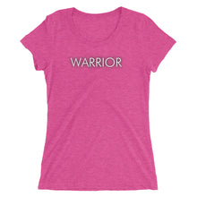 Load image into Gallery viewer, Warrior - Ladies&#39; short sleeve t-shirt (Black)
