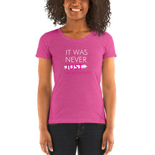 Load image into Gallery viewer, It Was Never Just About Business - Ladies&#39; short sleeve t-shirt (White)
