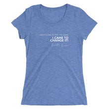 Load image into Gallery viewer, I Didn&#39;t Come Here To Play The Game - Ladies&#39; short sleeve t-shirt (White)
