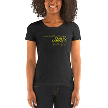 Load image into Gallery viewer, I Didn&#39;t Come To Play The Game - Ladies&#39; short sleeve t-shirt (Yellow)
