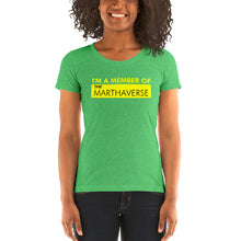 Load image into Gallery viewer, I&#39;m A Member Of The Marthaverse - Ladies&#39; short sleeve t-shirt (Yellow)
