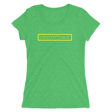 Load image into Gallery viewer, Unstoppable - Ladies&#39; short sleeve t-shirt (Yellow)
