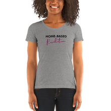 Load image into Gallery viewer, Home Based Revolution - Ladies&#39; short sleeve t-shirt (Black)
