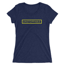 Load image into Gallery viewer, Unstoppable - Ladies&#39; short sleeve t-shirt (Yellow)
