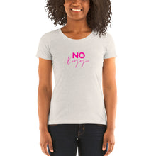 Load image into Gallery viewer, No Biggie - Ladies&#39; short sleeve t-shirt (Pink)
