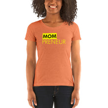 Load image into Gallery viewer, MOMPreneur - Ladies&#39; short sleeve t-shirt (Yellow)

