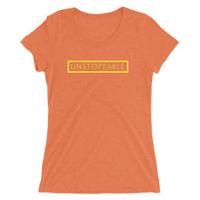 Load image into Gallery viewer, Unstoppable - Ladies&#39; short sleeve t-shirt (Yellow)
