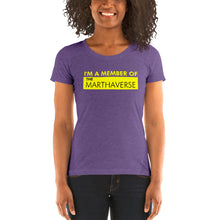 Load image into Gallery viewer, I&#39;m A Member Of The Marthaverse - Ladies&#39; short sleeve t-shirt (Yellow)
