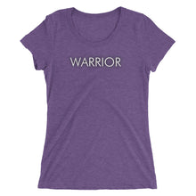 Load image into Gallery viewer, Warrior - Ladies&#39; short sleeve t-shirt (Black)
