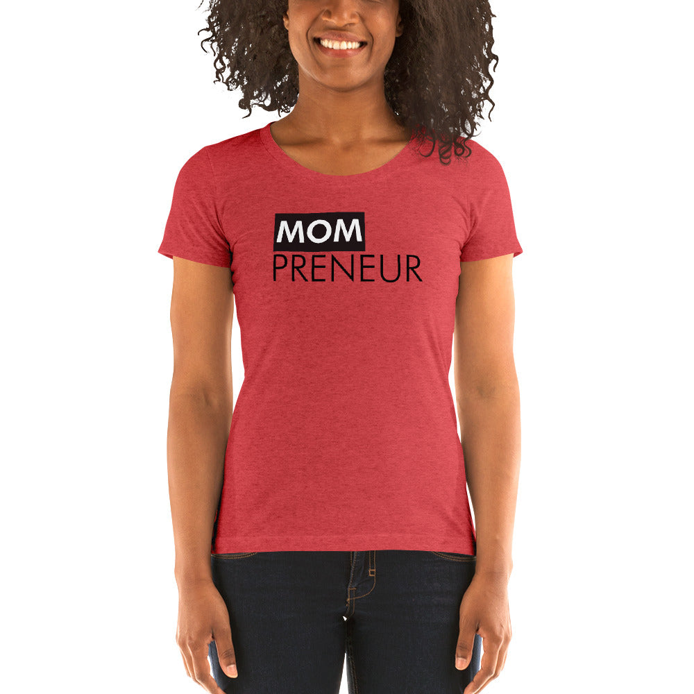 MOMPreneur - Ladies' short sleeve t-shirt (Black)