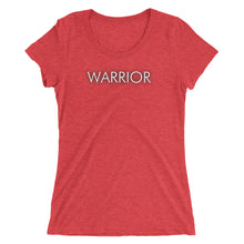 Load image into Gallery viewer, Warrior - Ladies&#39; short sleeve t-shirt (Black)
