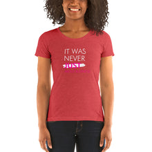 Load image into Gallery viewer, It Was Never Just About Business - Ladies&#39; short sleeve t-shirt (White)
