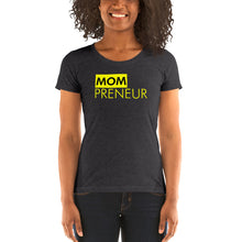 Load image into Gallery viewer, MOMPreneur - Ladies&#39; short sleeve t-shirt (Yellow)
