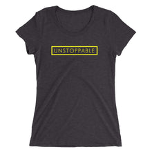 Load image into Gallery viewer, Unstoppable - Ladies&#39; short sleeve t-shirt (Yellow)
