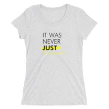 Load image into Gallery viewer, It Was Never Just About Business - Ladies&#39; short sleeve t-shirt (Black)
