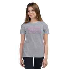 Load image into Gallery viewer, I Have Placed Before You An Open Door - Youth Short Sleeve T-Shirt (Pink)
