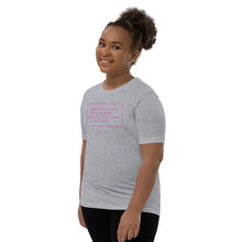 Load image into Gallery viewer, Perhaps You Were Born For Such A Time As This - Youth Short Sleeve T-Shirt (pink)
