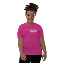Load image into Gallery viewer, I Didn&#39;t Come Here To Play The Game - Youth Short Sleeve T-Shirt (White)
