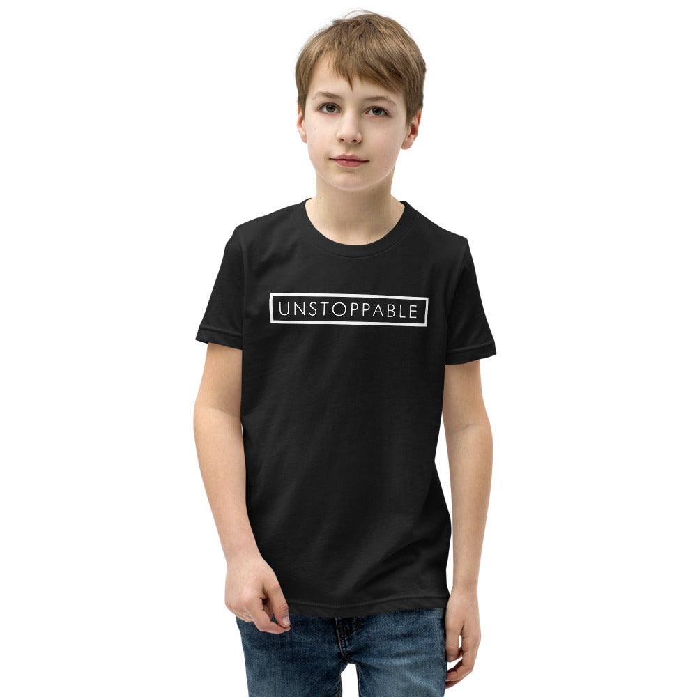 Unstoppable - Youth Short Sleeve T-Shirt (White)